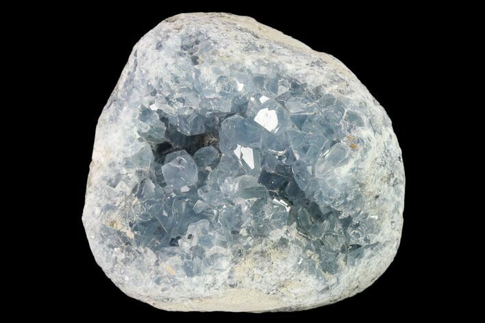 Sky Blue Celestine (Celestite) Crystal Cluster - Madagascar #133774